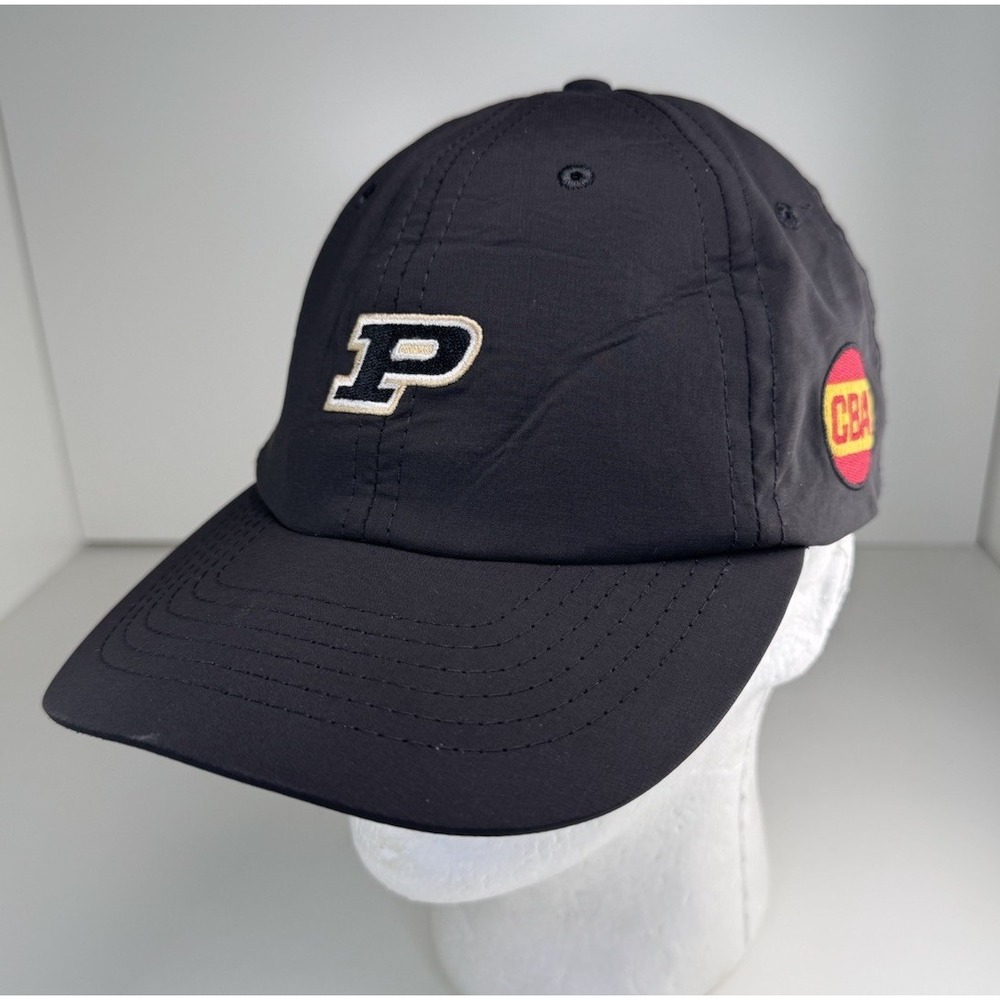 PING Golf Purdue University Logo Black Mens OSFA Hat Embroidered CBA Boilermaker